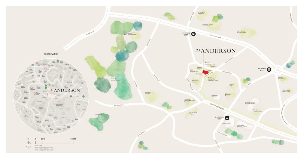 21 Anderson location map